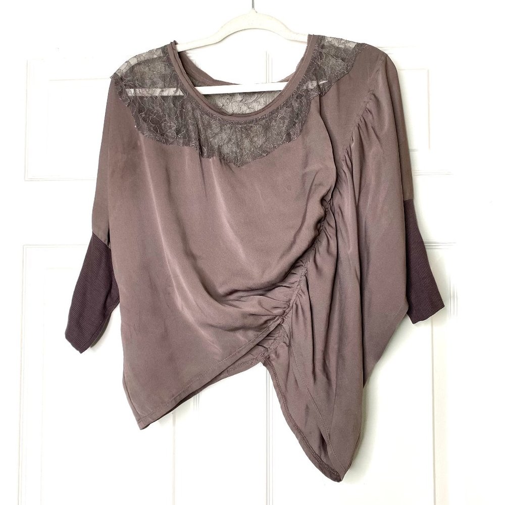 Ace Delivery Lace 3/4 Sleeve Top